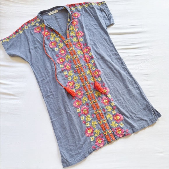 Natural Life Boho Embroidered Dress size XS 068-E - Picture 2 of 6